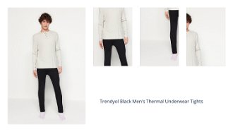 Trendyol Men's Black Standard Fit Thermal Underwear Tights 1