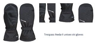 Trespass Ikeda II unisex ski gloves 1