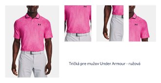 Tričká pre mužov Under Armour - ružová 1