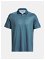Modré vzorované športové polo tričko Under Armour UA Perf 3.0 Printed Polo
