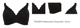 TRIUMPH Podprsenka 'Amourette'  čierna 1