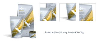 Trovet cat (diéta) Urinary Struvite ASD - 3kg 1