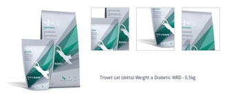 Trovet Cat Weight a Diabetic - WRD - 500g 1