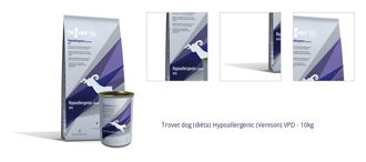 Trovet dog (diéta) Hypoallergenic (Venison) VPD - 10kg 1