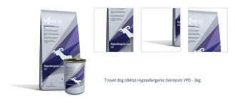 Trovet dog (diéta) Hypoallergenic (Venison) VPD - 3kg 1