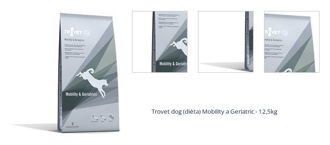 Trovet dog (diéta) Mobility a Geriatric - 12,5kg 1