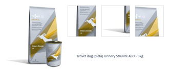 Trovet dog (diéta) Urinary Struvite ASD - 3kg 1