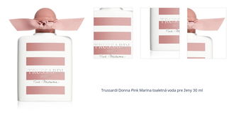 Trussardi Donna Pink Marina toaletná voda pre ženy 30 ml 1