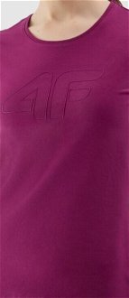 Dámske slim tričko s potlačou - fialové 5