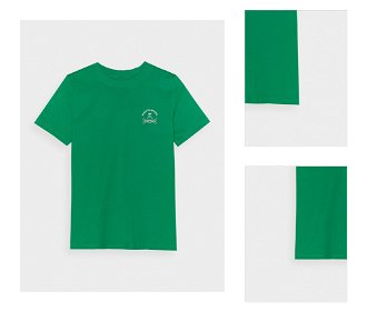Dámske regular tričko s potlačou - zelené 3