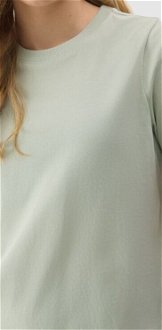 Dámske tričko z organickej bavlny bez potlače - zelené 5