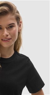 Dámske tričko z organickej bavlny bez potlače - čierne 7