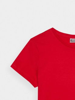 Dámske slim tričko s potlačou - červené 6
