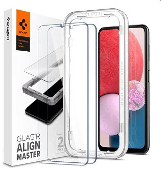 Tvrdené sklo Spigen AlignMaster pre Samsung Galaxy A13, 2 kusy