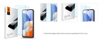 Tvrdené sklo Spigen Glass tR Slim pre Samsung Galaxy A14 5G, 2 kusy 1