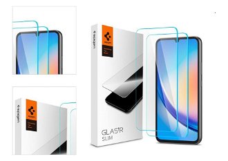 Tvrdené sklo Spigen Glass tR Slim pre Samsung Galaxy A34 5G, 2 kusy 4