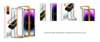 Tvrdené sklo Spigen tR Align Master pre Apple iPhone 14 Pro Max, 2 kusy 1