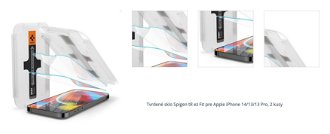 Tvrdené sklo Spigen tR ez Fit pre Apple iPhone 14/13/13 Pro, 2 kusy 1