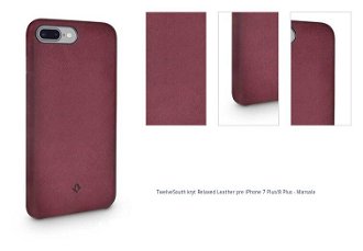 TwelveSouth kryt Relaxed Leather pre iPhone 7 Plus/8 Plus - Marsala 1