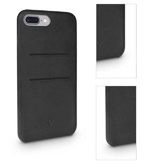 TwelveSouth kryt Relaxed Leather with pockets pre iPhone 7 Plus/8 Plus - Black 3