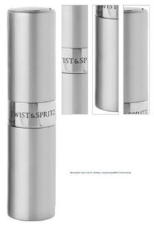 Twist & Spritz Twist & Spritz - plnitelný rozprašovač parfémů 8 ml (stříbrná) 1