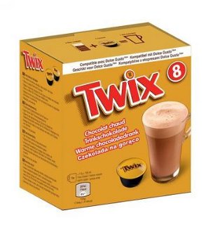 Twix - Horúca čokoláda, Cafféluxe - 8 kapsúl pre Dolce Gusto kávovary