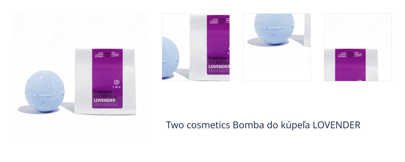 Two cosmetics Bomba do kúpeľa LOVENDER 1