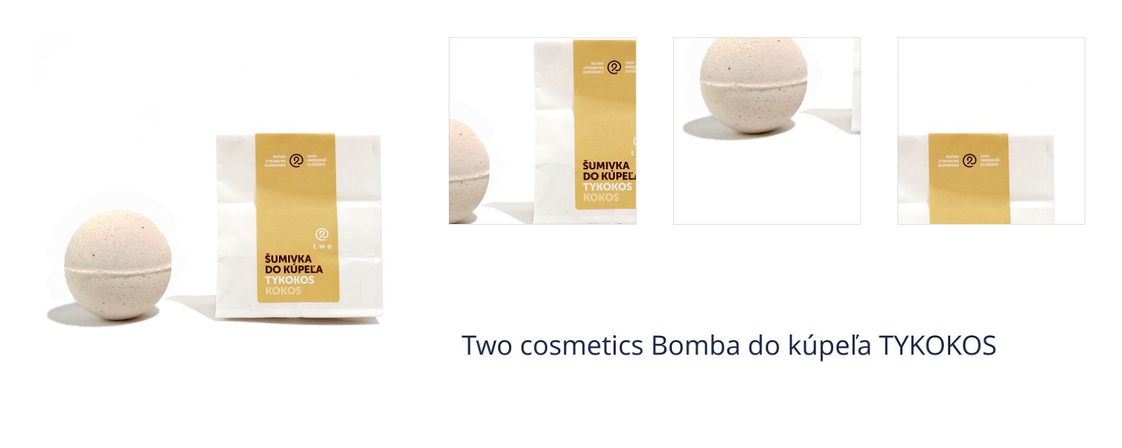 Two cosmetics Bomba do kúpeľa TYKOKOS 1