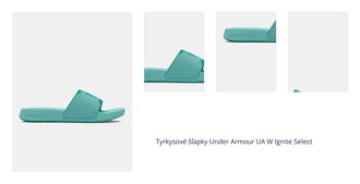 Tyrkysové šľapky Under Armour UA W Ignite Select 1