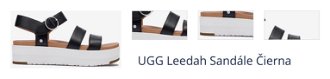 UGG Leedah Sandále Čierna 1