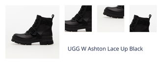 UGG W Ashton Lace Up Black 1