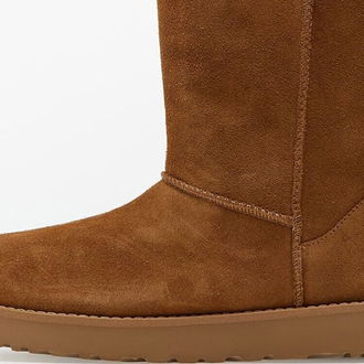 UGG W Classic Short Logo Zip Chestnut 5