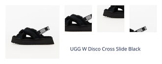 UGG W Disco Cross Slide Black 1