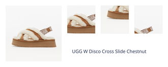 UGG W Disco Cross Slide Chestnut 1