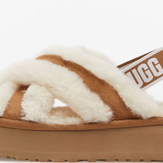 UGG W Disco Cross Slide Chestnut 5