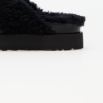 UGG W Fuzz Sugar Cross Slide Black 9