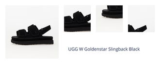 UGG W Goldenstar Slingback Black 1