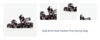 UGG W Oh Yeah Panther Print Stormy Grey 1