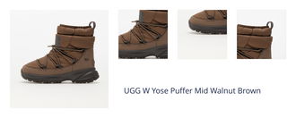 UGG W Yose Puffer Mid Walnut Brown 1