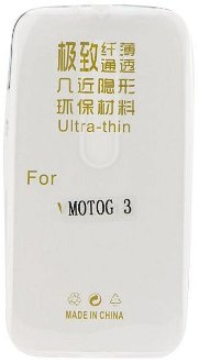 Ultra tenké puzdro pre Lenovo Moto G - XT1541, Transparent