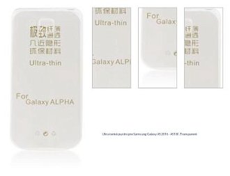 Ultra tenké puzdro pre Samsung Galaxy A5 2016 - A510F, Transparent 1