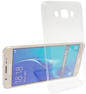 Ultra tenké puzdro pre Samsung Galaxy J7 (2016) - J710F, Transparent