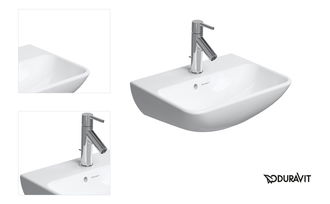 Umývadielko Duravit Me By Starck 45x32 cm otvor pre batériu, s prepadom 0719450000 4