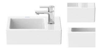 Umývadielko Duravit Vero Air 38x25 cm s otvorom uprostred 07243800001 3