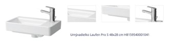 Umývadielko Laufen Pro S 48x28 cm H8159540001041 1