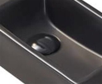 Umývadielko SAT Brevis 40,5x20,5 cm čierné SATBRE4020SLBKM 5