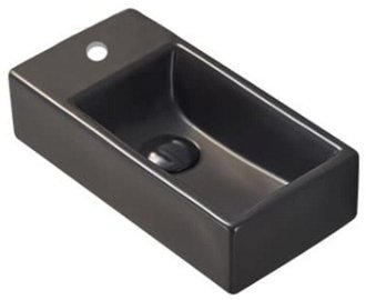 Umývadielko SAT Brevis 40,5x20,5 cm čierné SATBRE4020SLBKM 2
