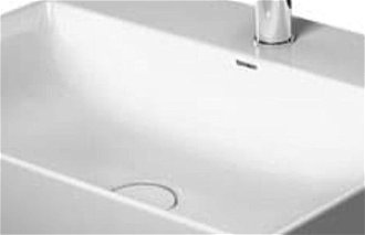 Umývadlo Duravit DuraSquare 60x47 cm bez prepadu 2353600071 5