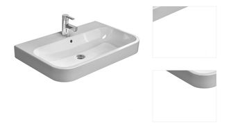 Umývadlo Duravit Happy D.2 80x50,5 cm otvor pre batériu uprostred 2318800027 3