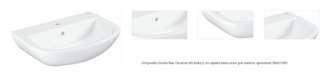 Umývadlo Grohe Bau Ceramic 60,9x44,2 cm alpská biela otvor pre batériu uprostred 39421000 1